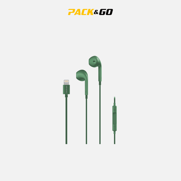 Tai Nghe Lightning PACK&GO L-10 – Âm Thanh Vượt Trội, Thiết Kế Cho iPhone, Giá Rẻ