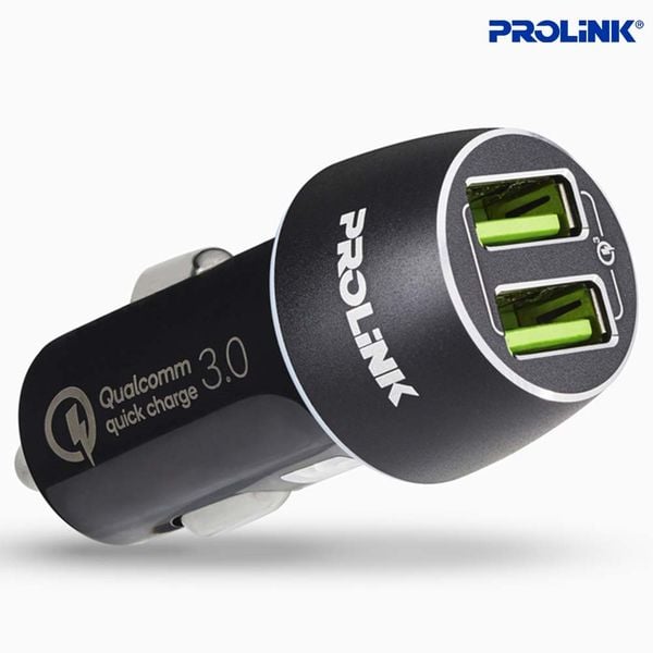 Sạc Ô Tô Prolink PCC23601 – Sạc Nhanh QC 3.0, Thiết Kế Gọn Nhẹ, Giá Tốt