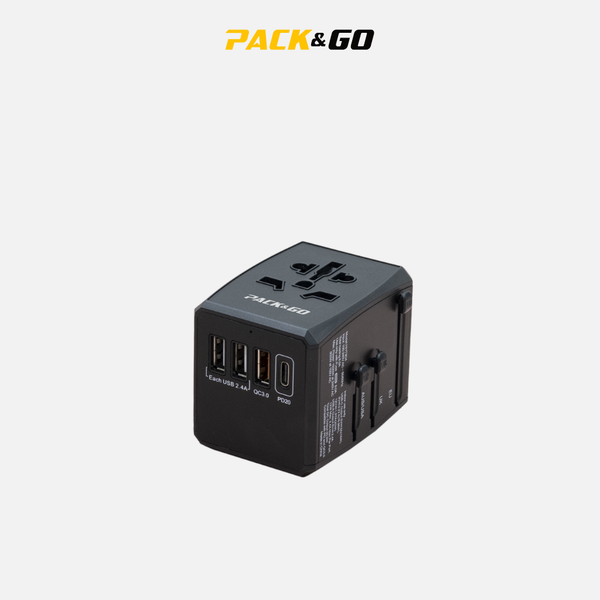 Ổ Cắm Điện Kiêm Củ Sạc Di Động PACK&GO PPC01 – Sạc Nhanh Đa Thiết Bị, Gọn Nhẹ, Giá Tốt!