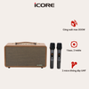 Bộ Loa Karaoke Xách Tay iCore P8 – Thiết Kế Retro Sang Trọng + Âm Thanh Cực Hay + Giá Tốt Bất Ngờ