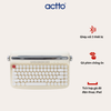 Bàn Phím Bluetooth Mini Kiểu Cổ Điển ACTTO B303 – Kết Nối 3 Thiết Bị, Thiết Kế Retro, Giá Tốt