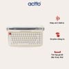 Bàn Phím Bluetooth Mini Kiểu Cổ Điển ACTTO B303 – Kết Nối 3 Thiết Bị, Thiết Kế Retro, Giá Tốt