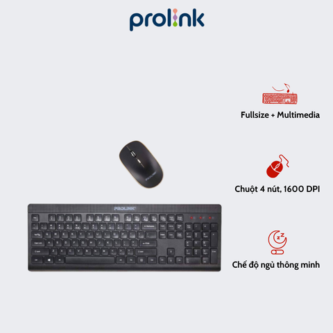 Bộ phím chuột Prolink PCWM7003