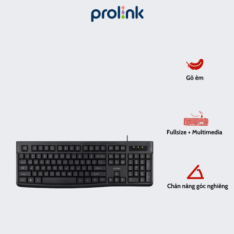 Bàn phím có dây Prolink PKCM-2007