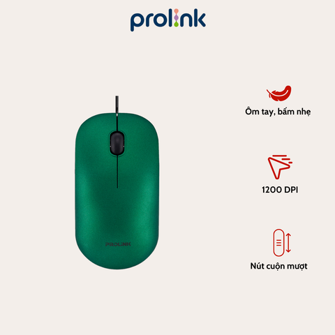 Chuột Quang Có Dây Prolink PMC1007 – Nhẹ Êm, Độ Chính Xác Cao, Giá Rẻ Chính Hãng