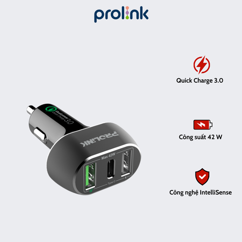 Sạc Ô Tô Prolink PCC34201