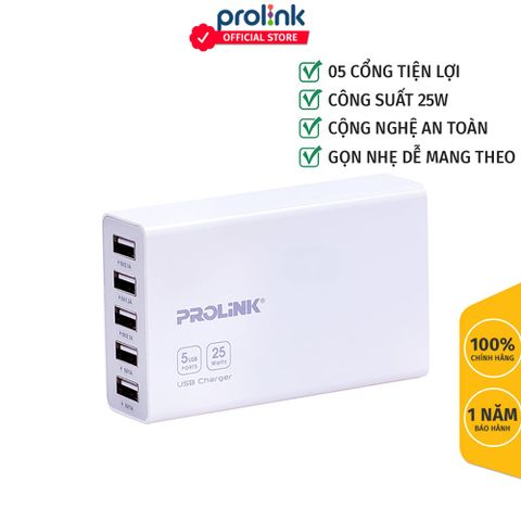 Sạc 5 cổng USB Prolink PCU5051