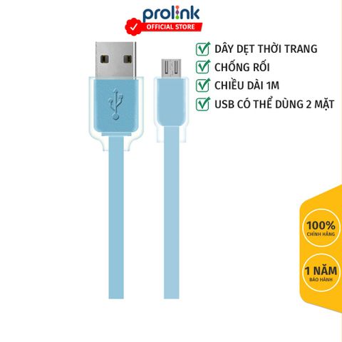 Cáp sạc -Truyền dữ liệu Prolink PUC101 (Micro USB)