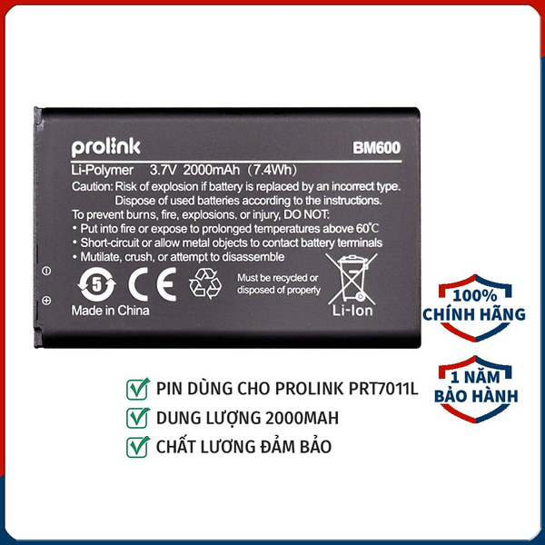 Bộ Phát Wifi Di Động 4G LTE Prolink PRT7011L – Kết Nối Tốc Độ Cao, Pin 10 Giờ, Giá Tốt!