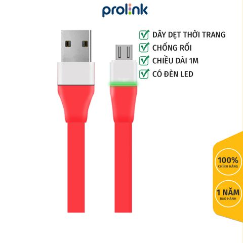 Cáp sạc - Truyền dữ liệu Prolink PUC100 (Micro USB)