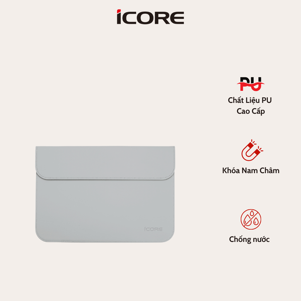 Túi Chống Sốc iCore ILB14G – Siêu Mỏng Nhẹ, Chống Nước, Giá Rẻ Cho Laptop & Macbook 14