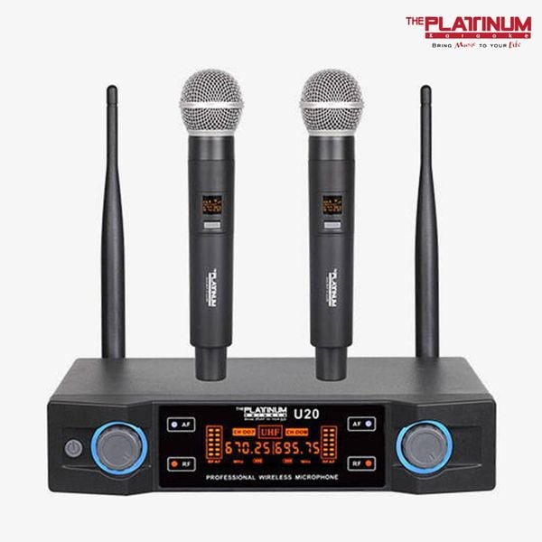 Micro Không Dây UHF The Platinum U20 – Hút Âm Cực Tốt, Kết Nối Ổn Định, Giá Tốt Nhất!