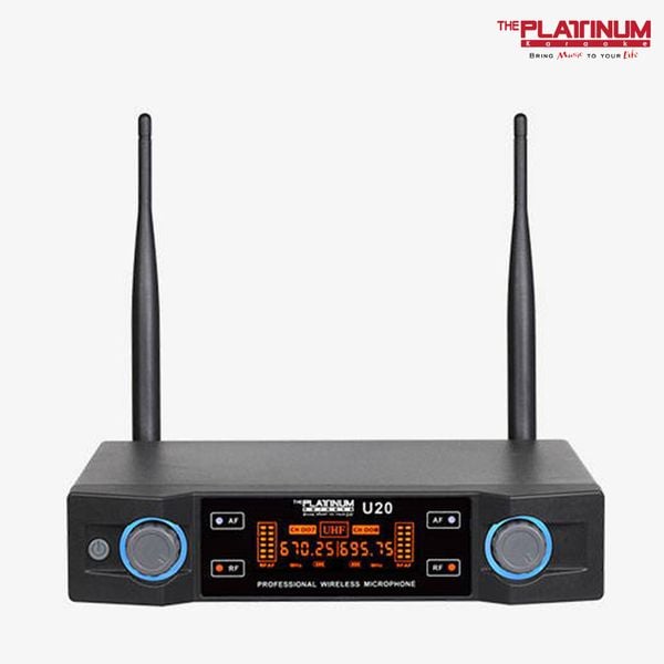 Micro Không Dây UHF The Platinum U20 – Hút Âm Cực Tốt, Kết Nối Ổn Định, Giá Tốt Nhất!
