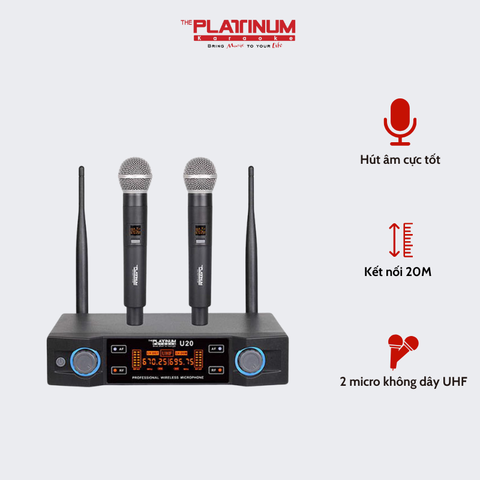 Micro Không Dây UHF The Platinum U20