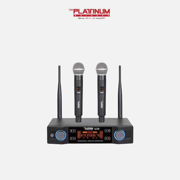 Micro Không Dây UHF The Platinum U20 – Hút Âm Cực Tốt, Kết Nối Ổn Định, Giá Tốt Nhất!