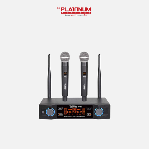 Micro Không Dây UHF The Platinum U20 – Hút Âm Cực Tốt, Kết Nối Ổn Định, Giá Tốt Nhất!