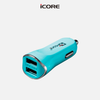 Sạc Ô Tô iCore IC-UCC300 2 Cổng USB Sạc Nhanh – Bảo Vệ Thiết Bị, Giá Rẻ