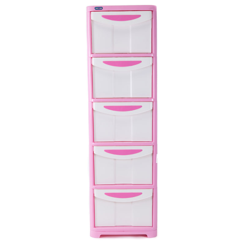 Tủ Nhựa Duy Tân Hồng 5 Ngăn