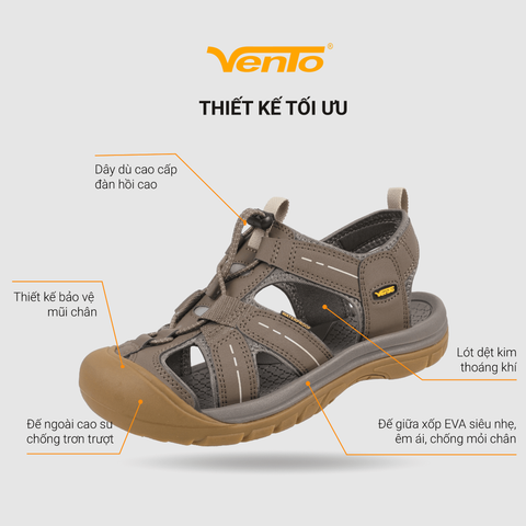  Giày Sandal Nam Bít mũi Vento OPTIMUS 2.0 SD-08019 