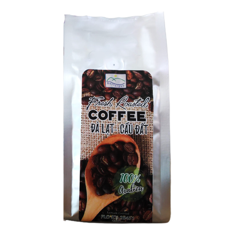  Cà phê Fairtrade Đà Lạt/Cầu Đất rang vừa Fairtrade Da Lat/Cau Dat coffee espresso roasted 