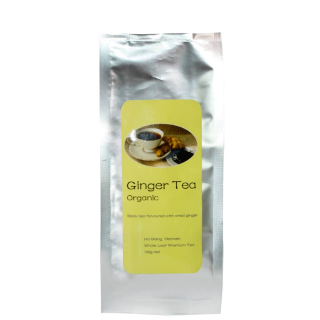  Trà gừng hữu cơ túi thiếcOrganic ginger tea in bag 