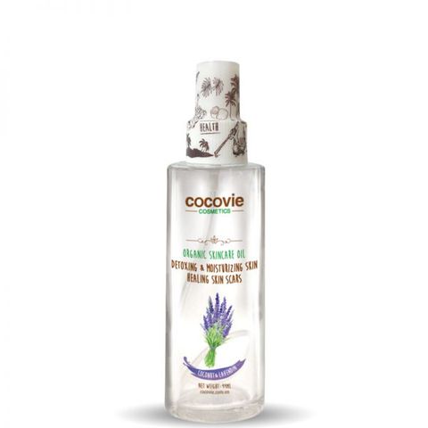  Dầu dừa xịt hương hoa oải hươngCocovie Beautifying Coconut Oil with Lavender 