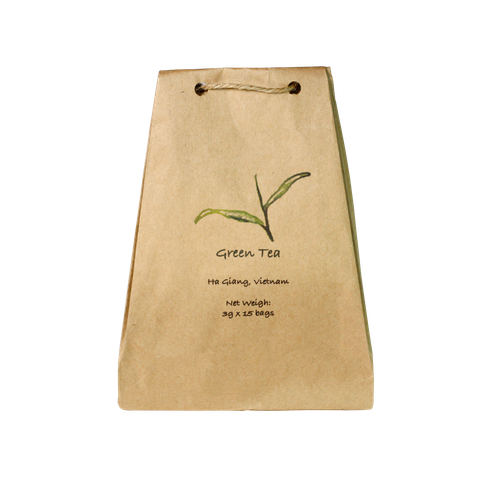  Trà xanh cổ thụ hữu cơ túi lọc Organic Ancient green tea 