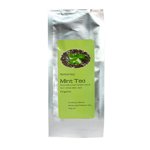  Trà bạc hà hữu cơOrganic Mint tea 