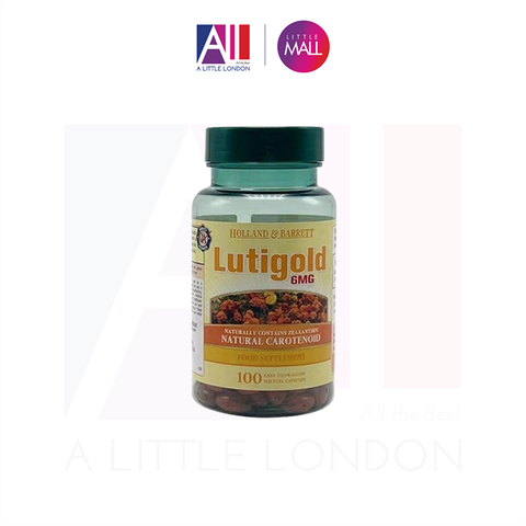 100 Viên uống bổ mắt Holland & Barrett Lutigold 6mg (Bill Anh)