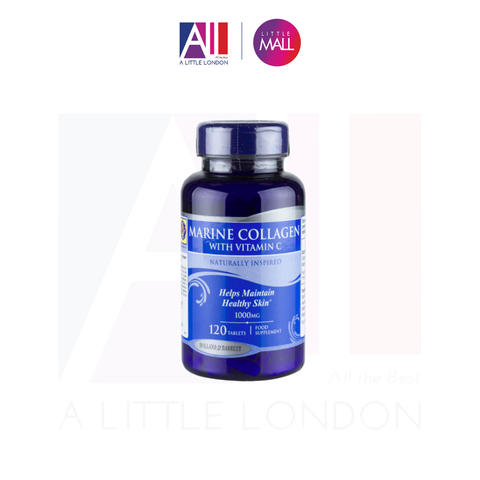 120 Viên uống bổ sung collagen Holland & Barrett Marine Collagen With Vitamin C 1000mg (Bill Anh)