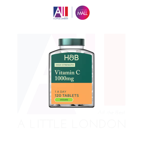120 Viên uống bổ sung Vitamin C Holland & Barrett Vitamin C 1000mg (Bill Anh)