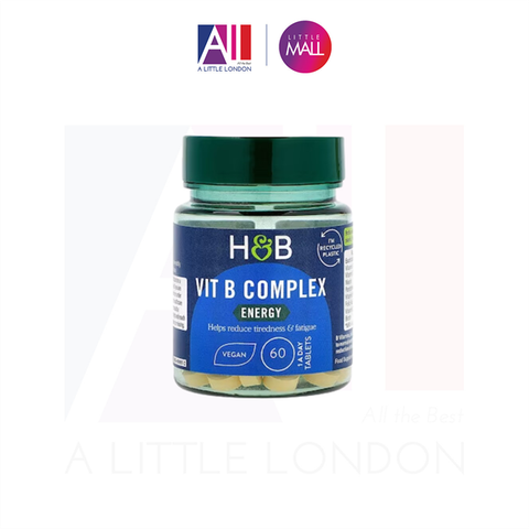 [CẬN DATE] 60 Viên uống bổ sung Vitamin B tổng hợp Holland & Barrett Vitamin B Complex date 12/2025 (Bill Anh)