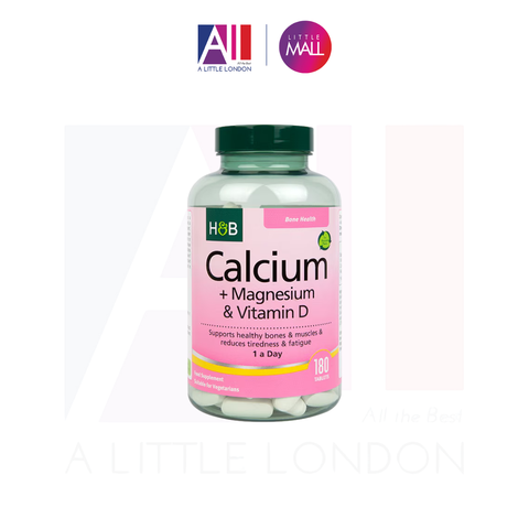 180 Viên uống bổ sung Canxi Holland & Barrett Calcium Magnesium & Vitamin D (Bill Anh)