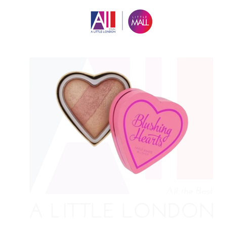 Phấn má Makeup Revolution I Love Makeup Blush - Peachy Keen Hearts (Bill Anh)