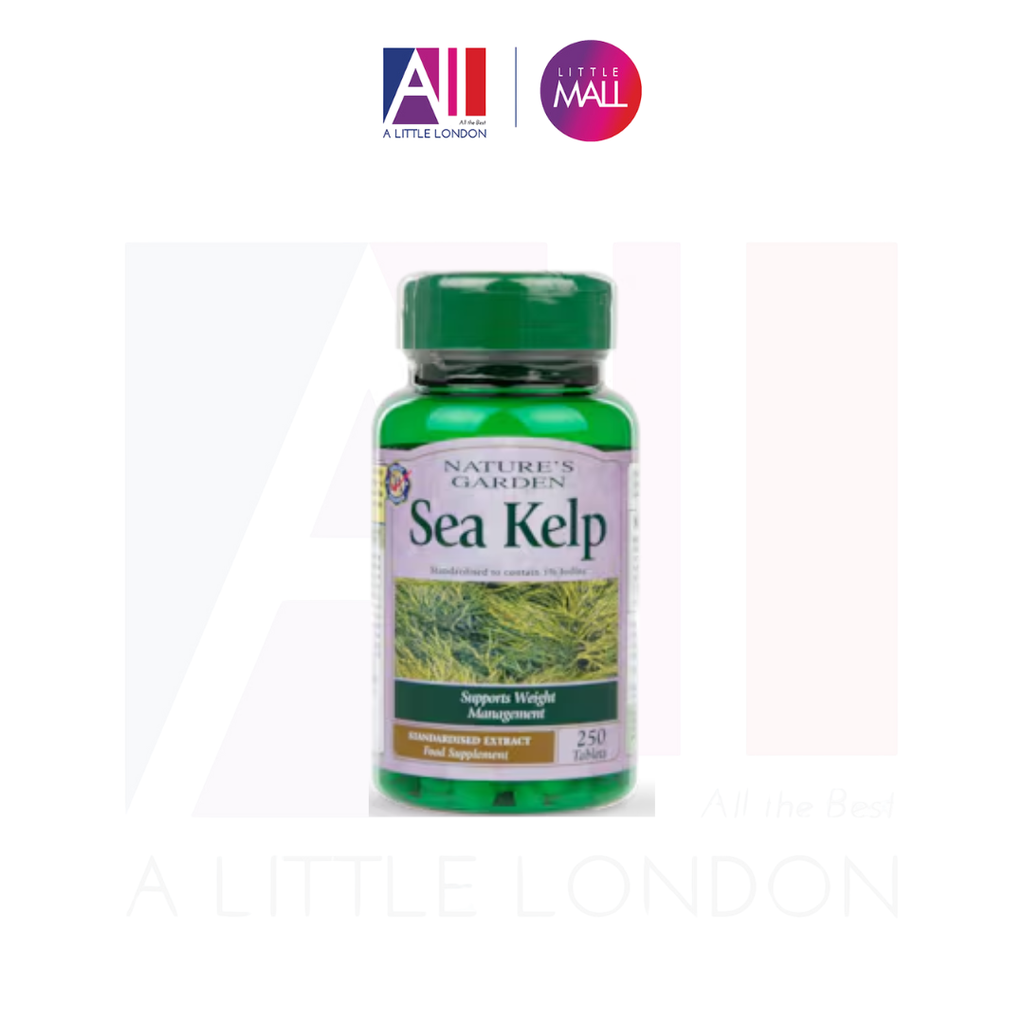 250 viên uống chiết xuất tảo bẹ Holland & Barrett Nature's Garden Sea Kelp 15mg (Bill Anh)