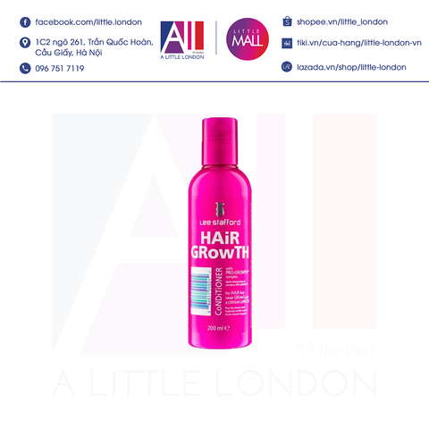 Dầu xả kích thích mọc tóc Lee Stafford Hair Growth 200ml (Bill Anh)