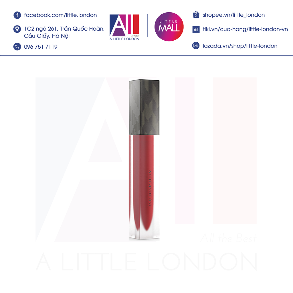 Son kem Burberry Liquid Lip Velvet shade Oxblood 53 Bill Anh