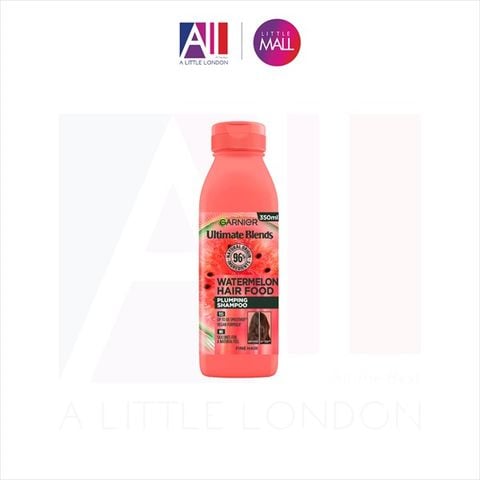 Dầu gội cho tóc chắc khỏe Garnier Hair Food Watermelon & Pomegranate Shampoo 350ml (Bill Anh)