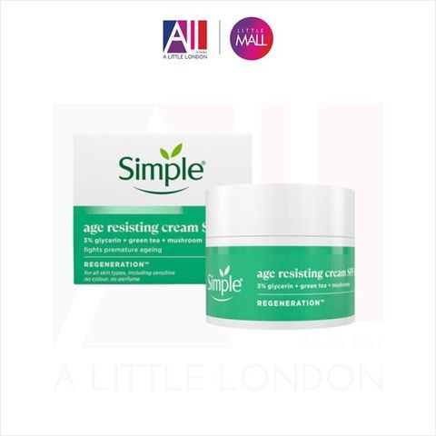 Kem chống lão hoá ngày Simple Age Resisting Day Cream SPF15 50ml (Bill Anh)