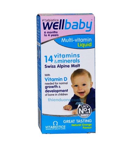 Vitamin wellbaby infant 4M-5YEAR 150ml