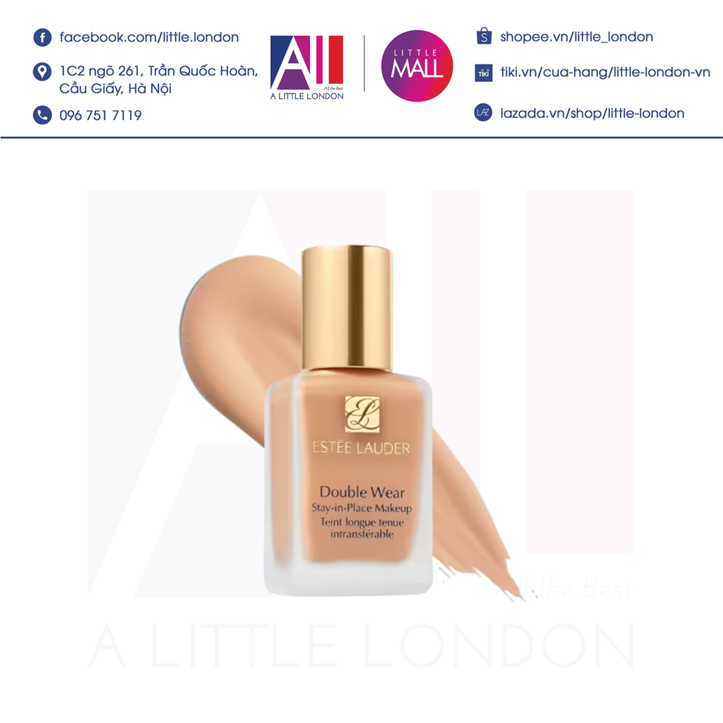 Kem nền Estee Lauder Double Wear Stay-in-Place Foundation SPF 10 30ml - 1N0 Porcalain (Bill Anh)