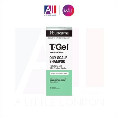[RÁCH VỎ] Dầu gội đầu Neutrogena T/Gel Oily Scalp Anti-Dandruff Shampoo 250ml (Bill Anh)