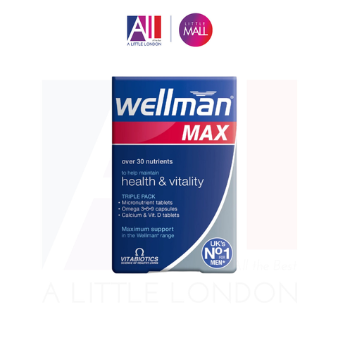 84 Viên Bổ sung Vitamin cho nam Vitabiotics Wellman Max (Bill Anh)