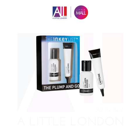 Bộ dưỡng tinh chất chống lão hóa The Inkey List Collagen Booster 30ml và kem mắt Caffeine 15ml (Bill Anh)