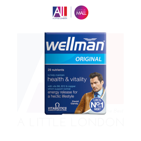 30 Viên Bổ sung Vitamin cho nam Vitabiotics Wellman Original (Bill Anh)