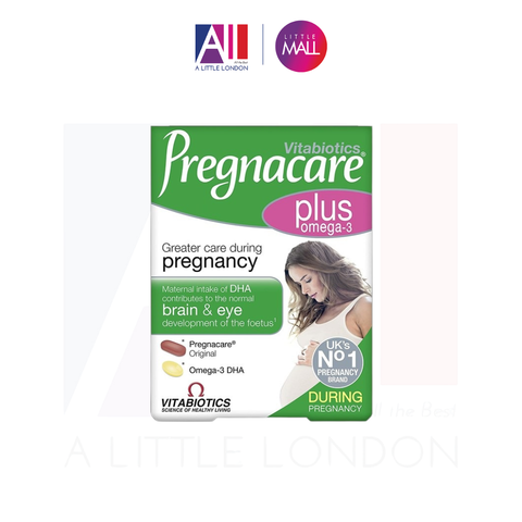 Bổ sung Omega 3 DHA trong quá trình mang thai Vitabiotics Pregnacare Plus Omega 3 - 56 viên (Bill Anh)