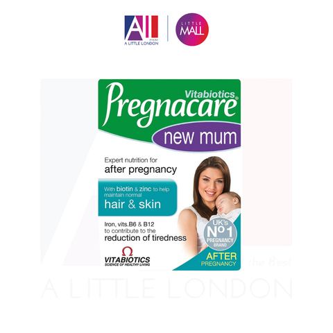 Bổ sung Biotin Zinc sau khi sinh Vitabiotics Pregnacare New Mum 56 viên (Bill Anh)