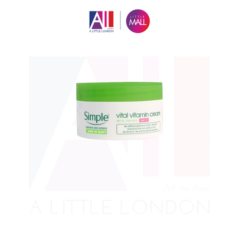 Kem dưỡng ngày Simple Kind To Skin Vital Vitamin Day Cream SPF15 50ml (Bill Anh)