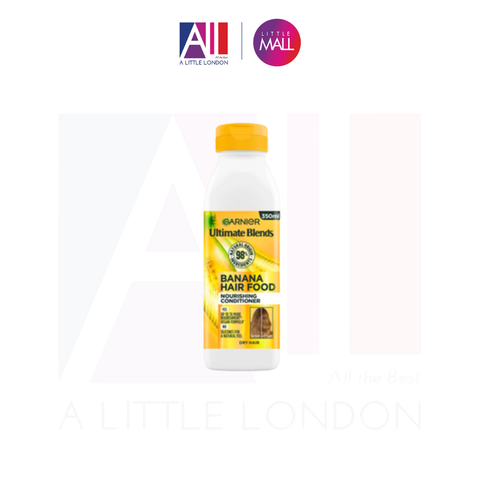 Dầu gội cấp ẩm cho tóc khô Garnier Hair Food Banana & Coconut Shampoo 350ml (Bill Anh)