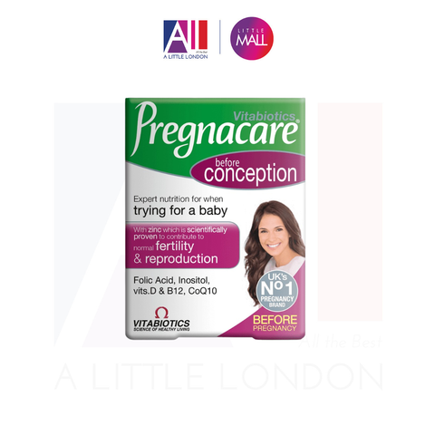 Bổ sung Vitamin trước khi mang thai Vitabiotics Pregnacare Before Conception 30 viên (Bill Anh)